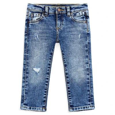 Little Boy's Ice Wash Straight-Fit Jeans