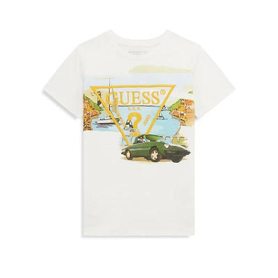 Boy's Vintage-Inspired Graphic T-Shirt