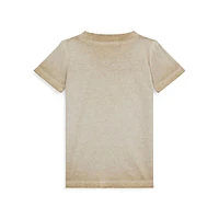 Little Kid's Garment-Dye Logo T-Shirt