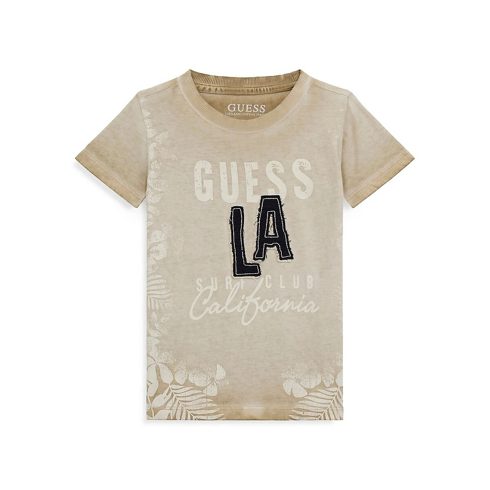 Little Kid's Garment-Dye Logo T-Shirt