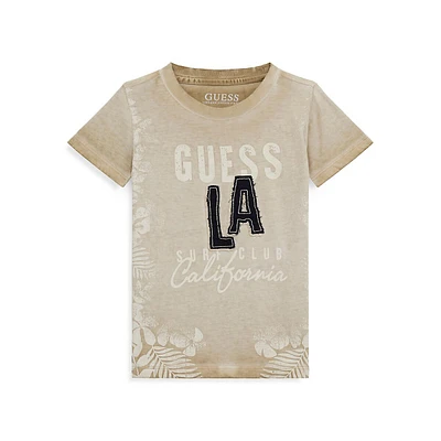 Little Kid's Garment-Dye Logo T-Shirt