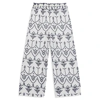 Girl's Sangallo Lace Wide-Leg Pants