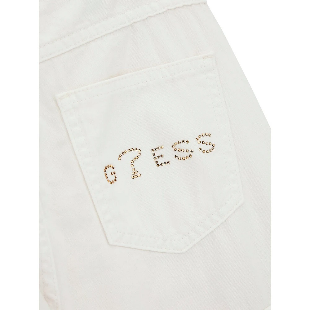 Girl's Twill Cargo Pants