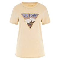 Easy-Fit Embellished Fuji-Graphic T-Shirt