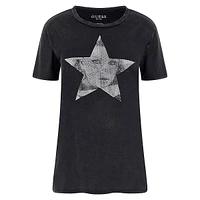 Embellished Star Face T-Shirt