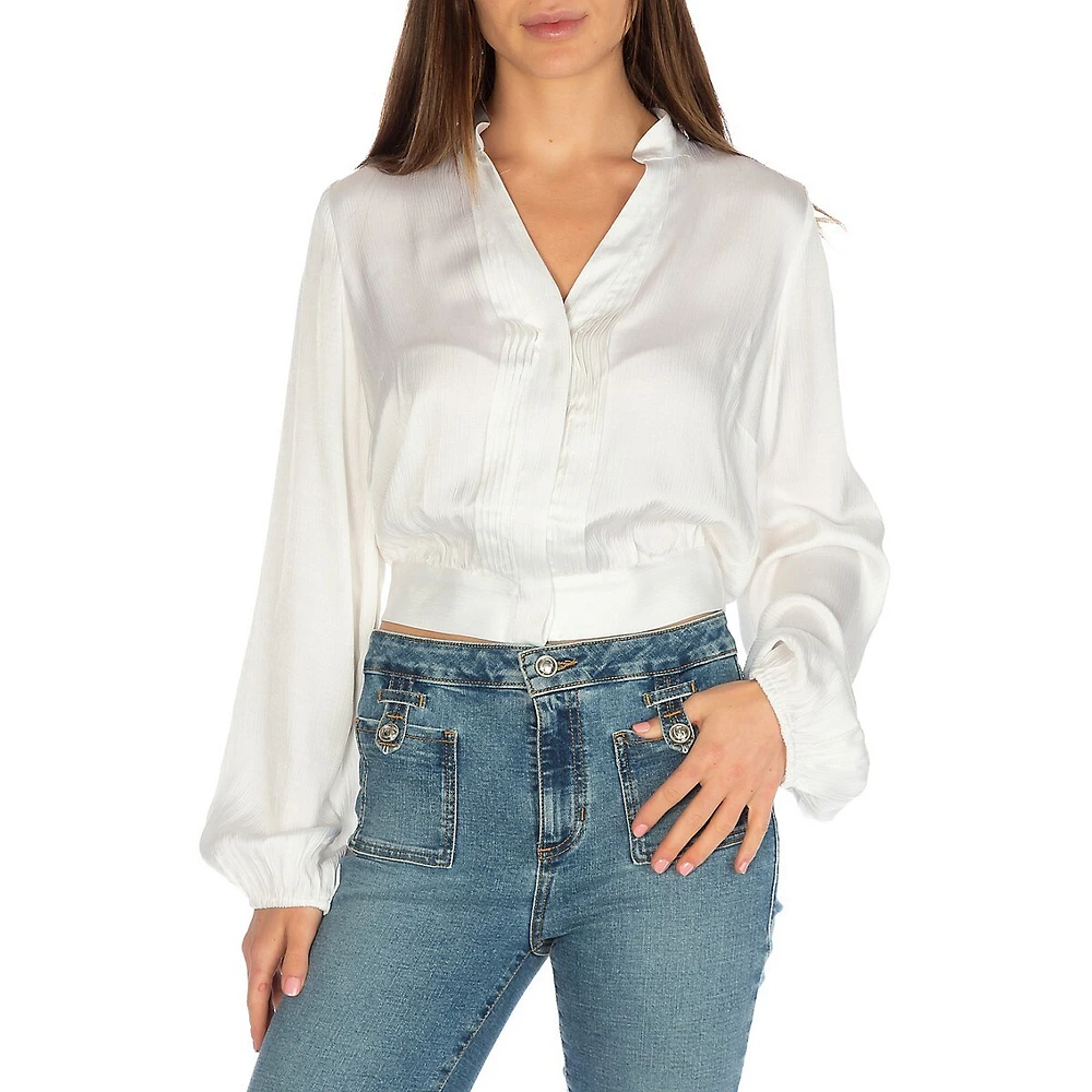 Soraya Tied Satin Shirt