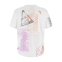 Eco Organic Cotton Faded Stamp T-Shirt