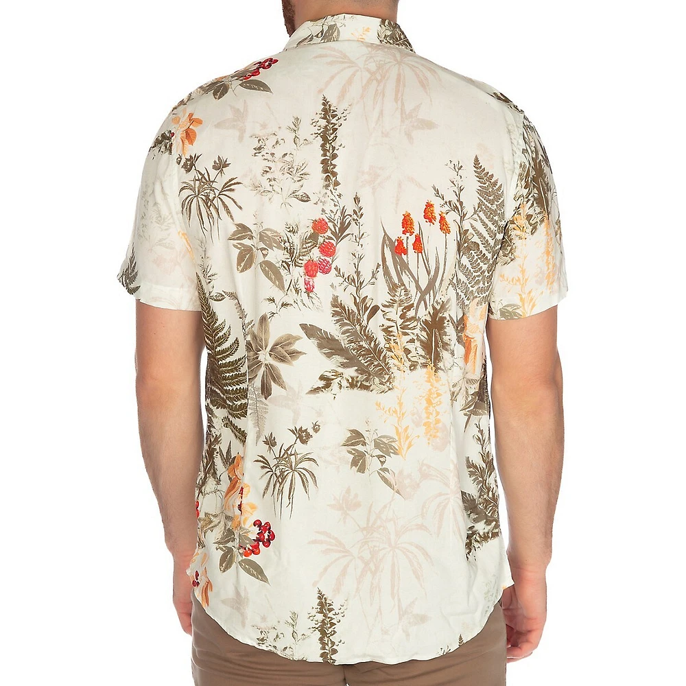 Eco Slim-Fit Botanic Garden Short-Sleeve Shirt