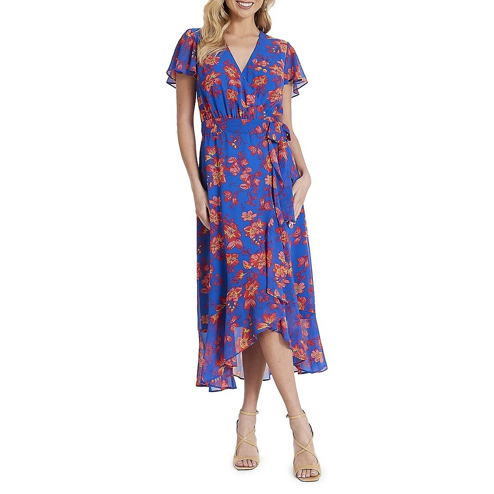 Maddie Floral Wrap Dress