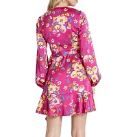 Floral Wrap Dress