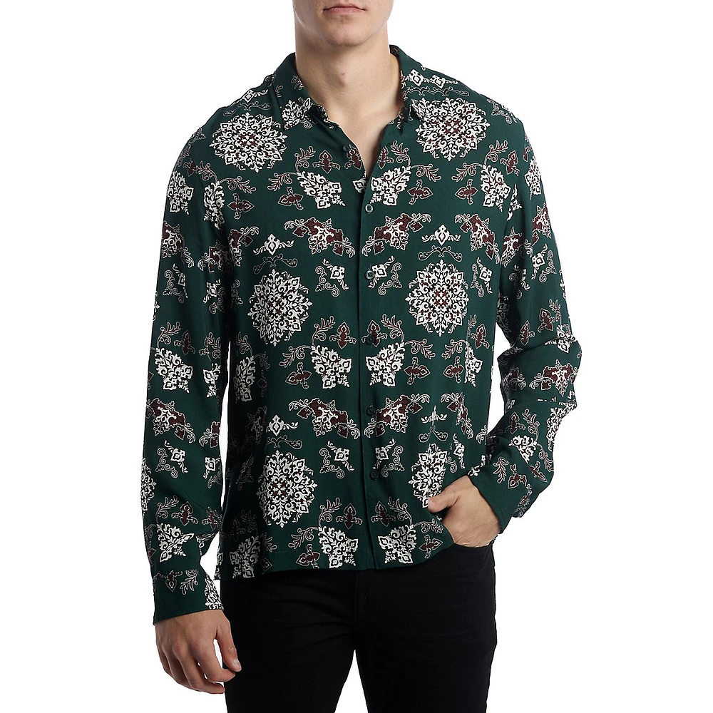 Paisley-Print Shirt