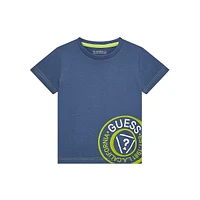 Little Boy's Contrast-Logo T-Shirt