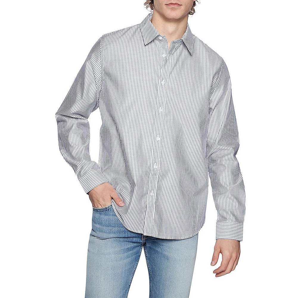 Oxford Stripe Regular-Fit Shirt