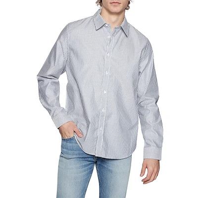 Oxford Stripe Regular-Fit Shirt