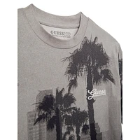 Boy's City Palms Oversized Logo T-Shirt