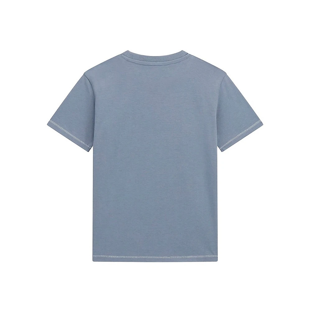 Boy's Distressed-Logo T-Shirt