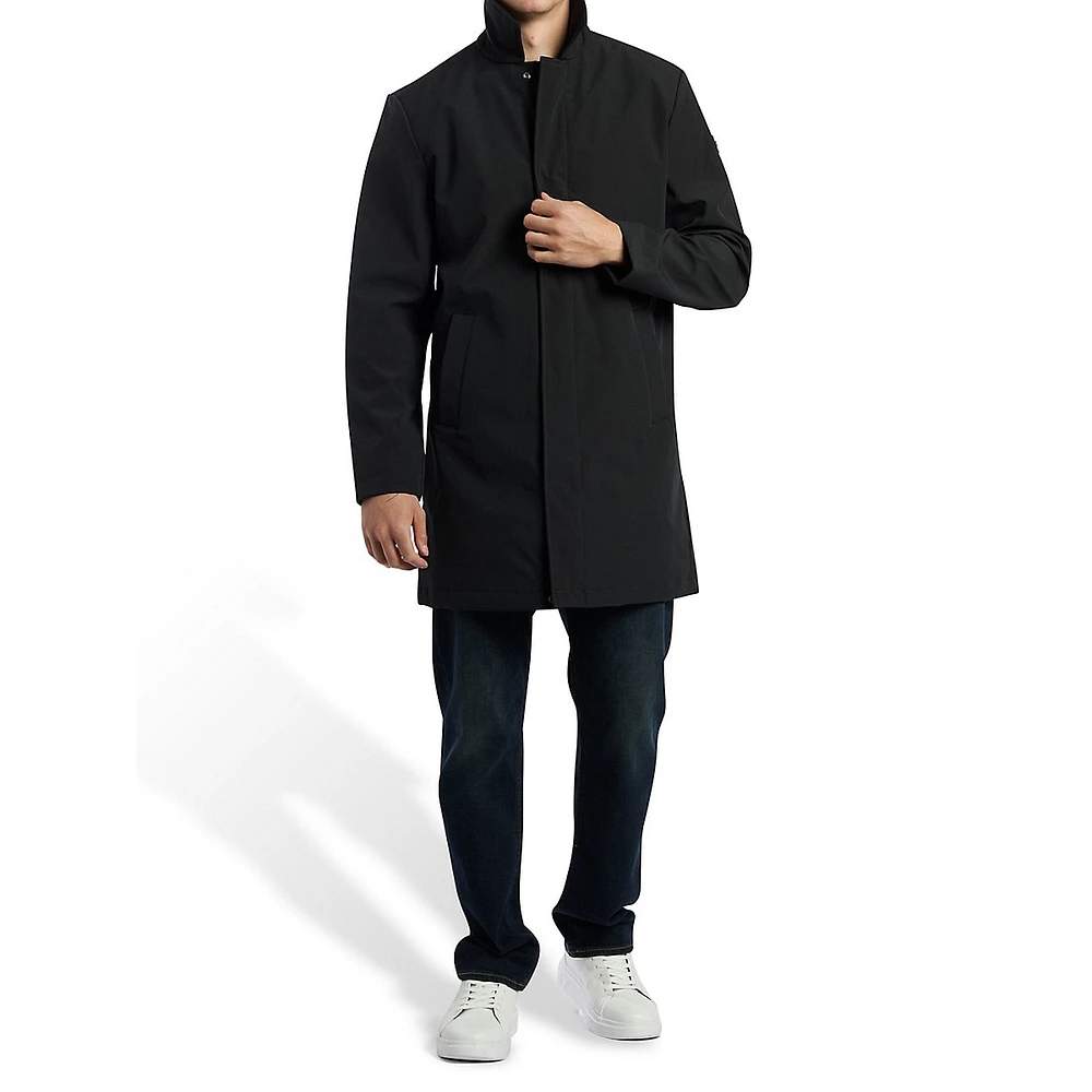 Manteau trench-coat en ripstop Dan