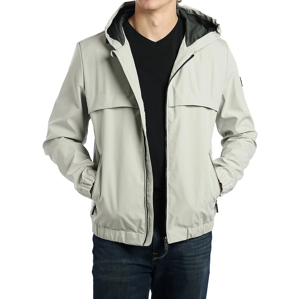 Joseph Ripstop Hooded Windbreaker