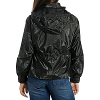 Sophie Peplum Packable Windbreaker Jacket