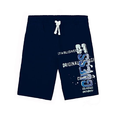 Boy's Logo Arrtwork Drawstring Active Shorts