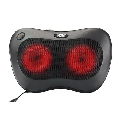 Neck Massager, Shiatsu Kneading Massage Pillow Cushion With Heat For Body Back Neck Shoulder Muscles