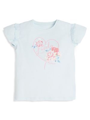 Little Girl's Rhinestone-Embellished Graphic T-Shirt