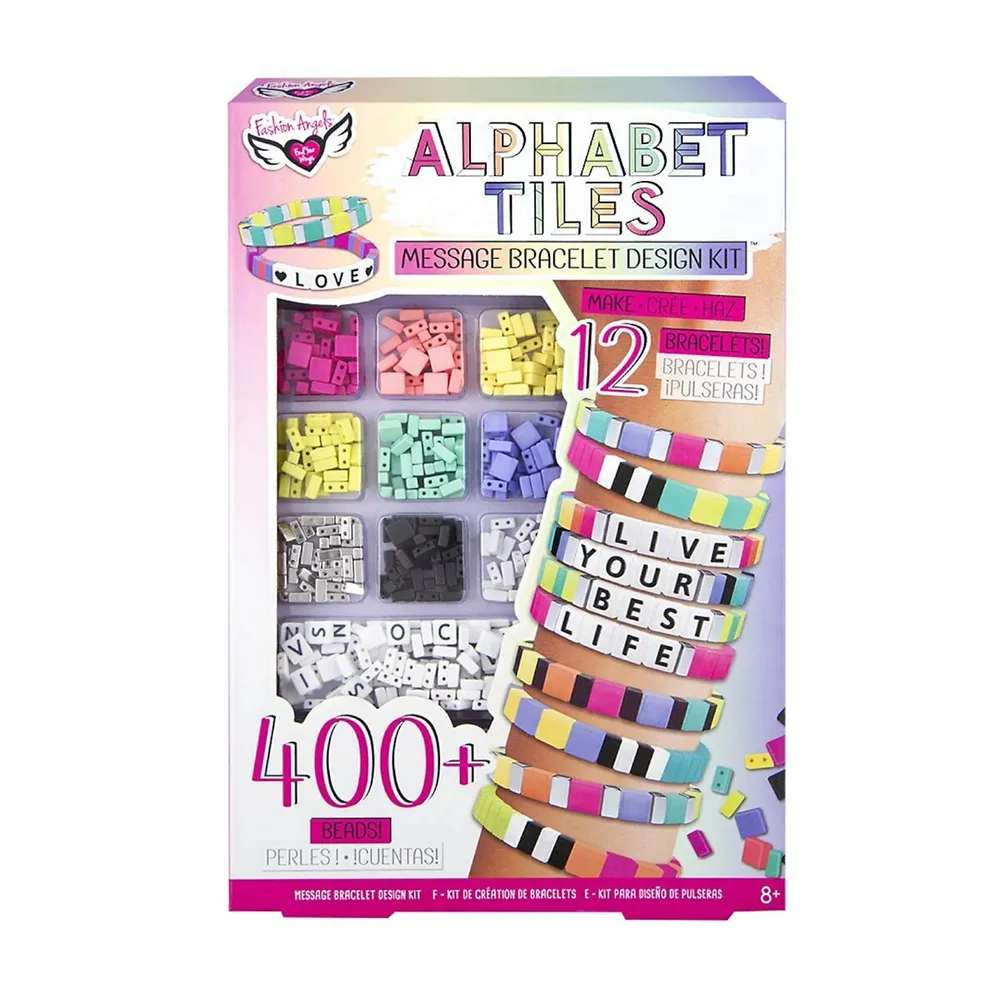 Alphabet Tiles Bracelet Kit