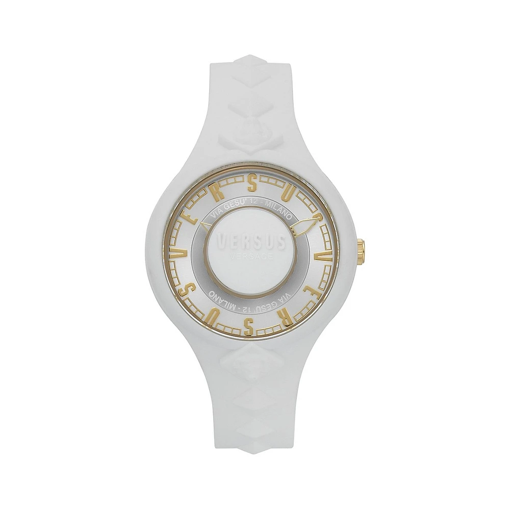 Tokai White Silicone Strap Watch