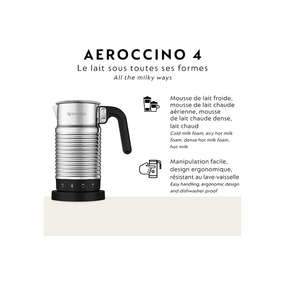 Aeroccino 4 Milk Frother, 4194-US-SI-NE | Coquitlam