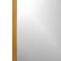 Gold Metal Mantle Mirror