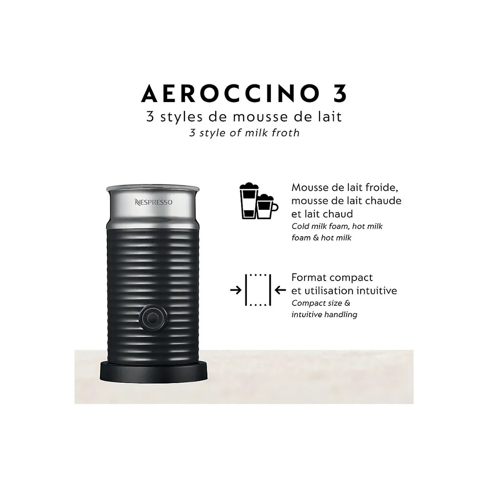 Aeroccino 3 Milk Frother 3694-US-BK