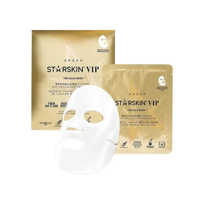 THE GOLD MASK VIP Revitalizing Luxury Bio-Cellulose Second Skin Face Mask