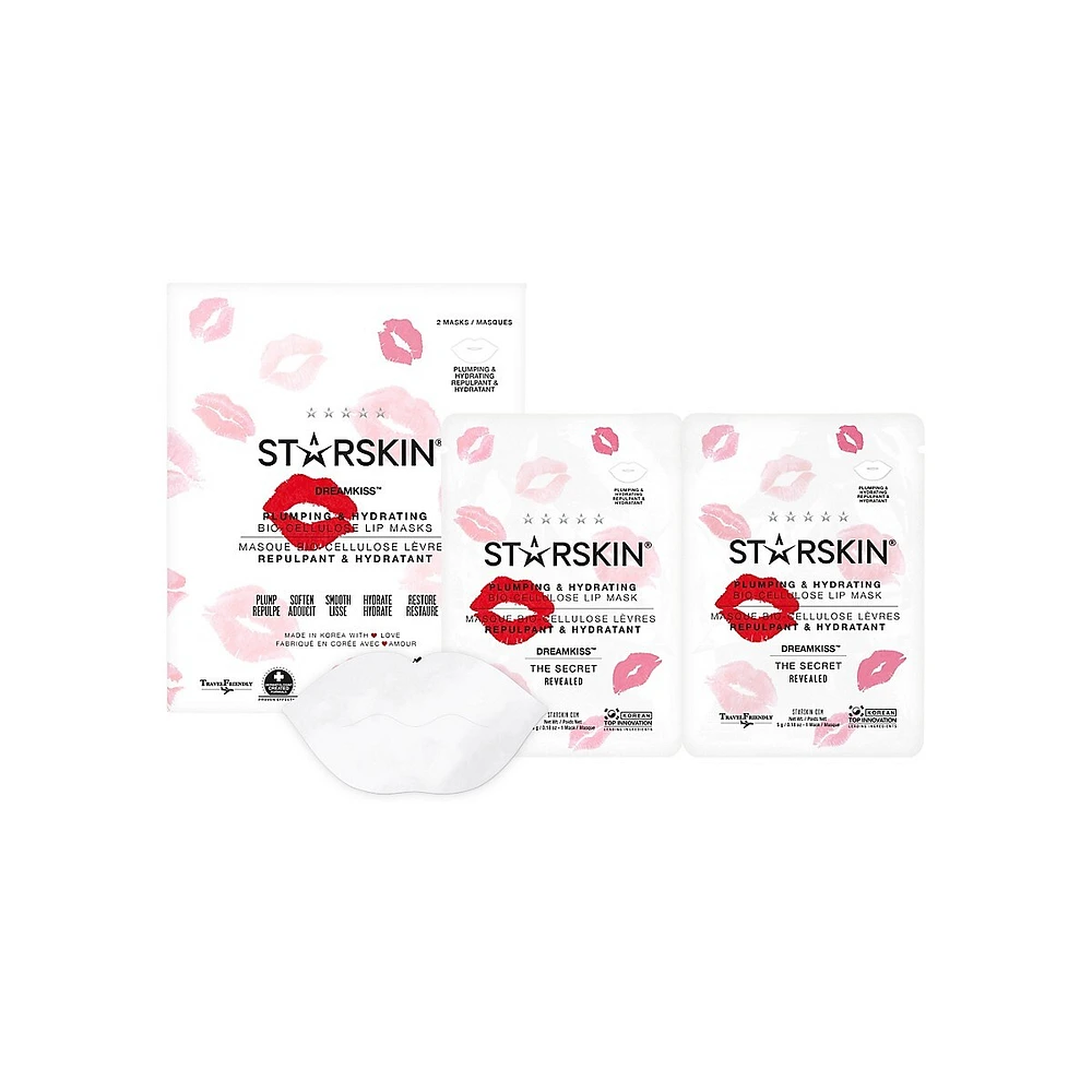 DREAMKISSPlumping and Hydrating Bio-Cellulose Lip Mask