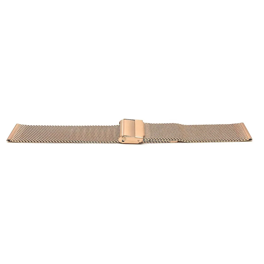 37mm Analog Easy To Read Watch, Leather Watch Band
