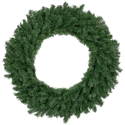 36" Green Canadian Pine Artificial Christmas Wreath - Unlit