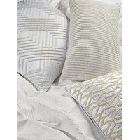 Diamond Lattice Square Decorative Pillow