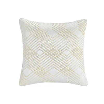 Diamond Lattice Square Decorative Pillow