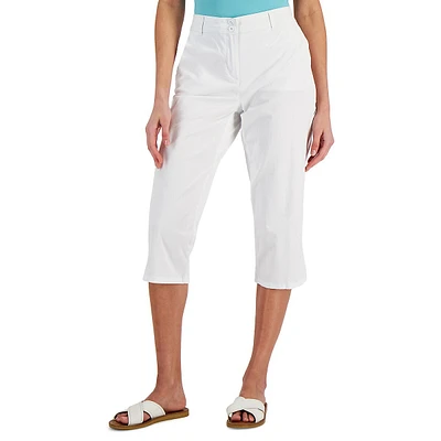 Relaxed-Fit Straight-Fit Capris