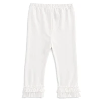 ​Baby Girl's Ruffled Hem Leggings