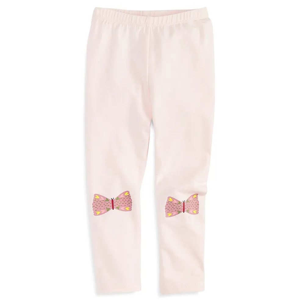 First Impressions Baby Girl's Butterfly Knees Leggings