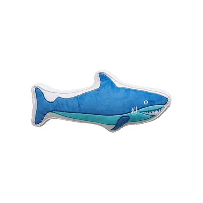 Kid's Figural Shark Decorative Pillow
