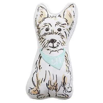 Kid's Figural Dog Decorative Pillow
