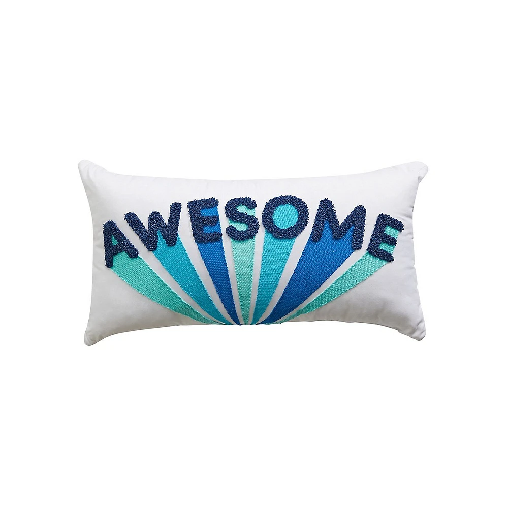 Coussin de décoration « You're Awesome » pour enfants