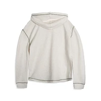 Boy's Heathered Hood T-Shirt