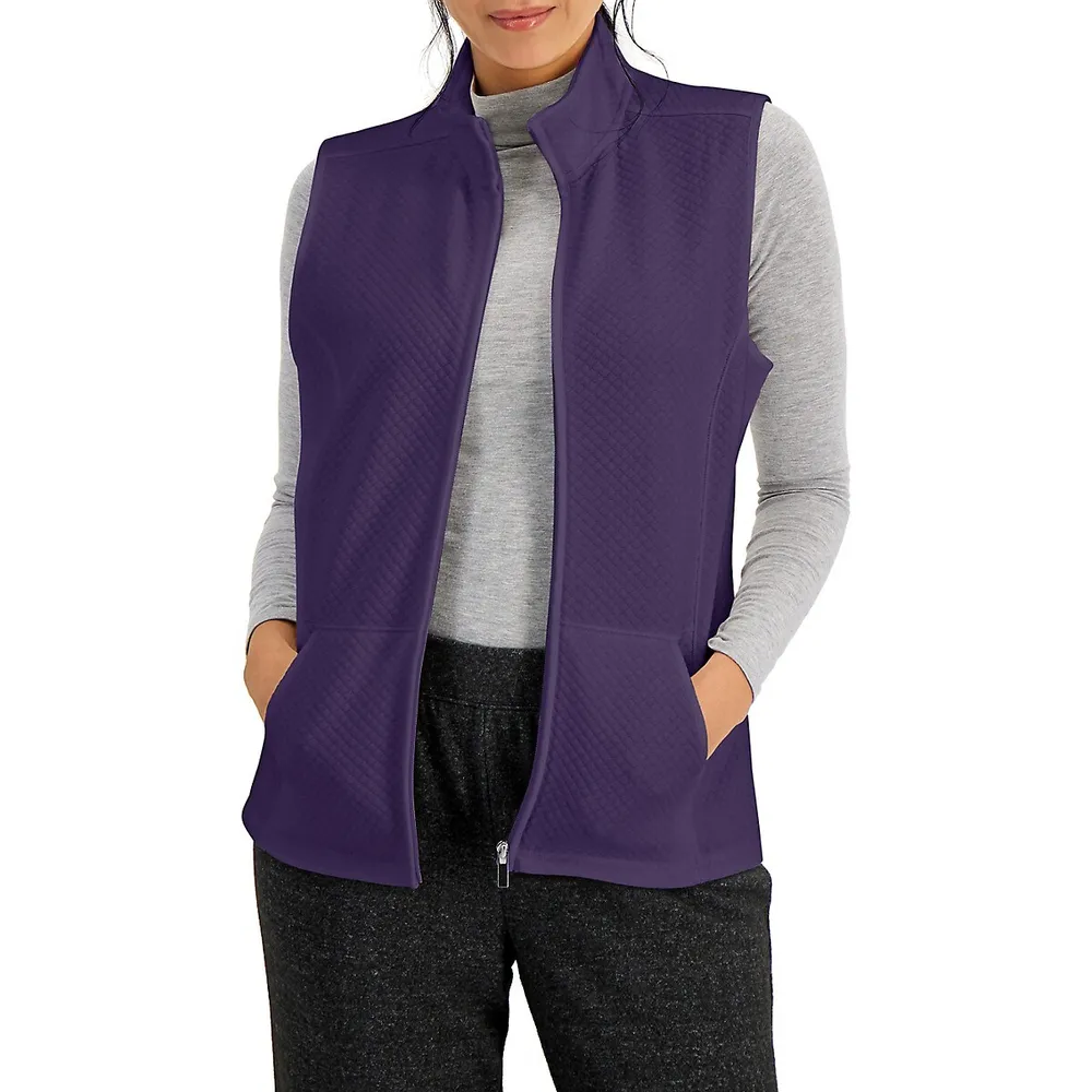 Quilted Fleece Vest