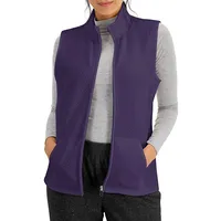 Petite Quilted Mock Neck Vest