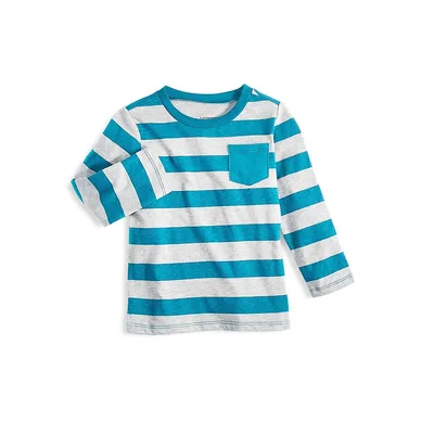 Baby Boy's Rugby Stripe Long-Sleeve T-Shirt