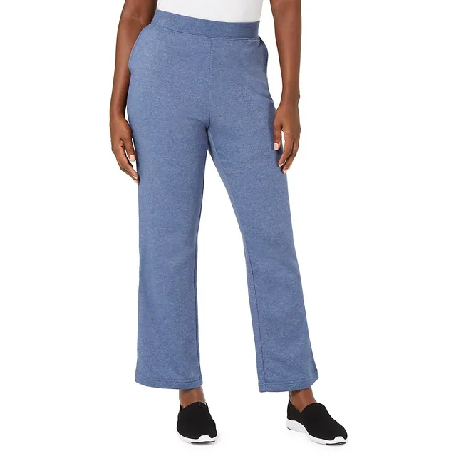 Cotton High-Rise Fleece Mid Rise Lounge Pants