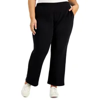 Plus Fleece Pull-On Pants