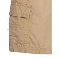 Boy's Pull-On Canvas Cargo Shorts